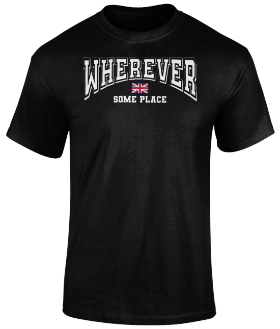 Wherever-Local-Black T-Shirts