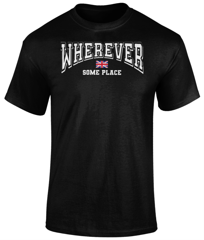 Wherever-Local-Black T-Shirts