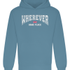Wherever-Cool-Blue Hoodies