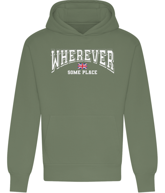 Wherever-Earthy-Green Hoodies