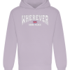 Wherever-Lilac Hoodies